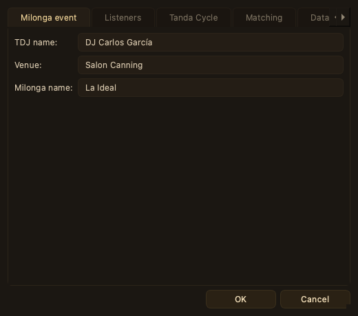 The Preferences dialog